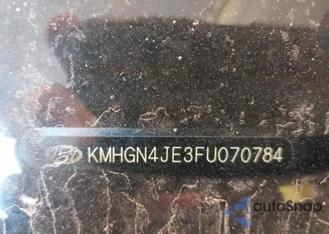 2015 Hyundai Genesis 3.8 from USA, damaged, VIN KMHGN4JE3FU070784